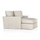 Lounge Slipcovered Chaise