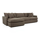 Lounge II Petite 2-Piece Sectional Sofa (Left Arm Chaise, Right Arm Sofa)