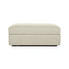 Lounge II Ottoman and a Half with Casters