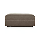 Lounge II Ottoman and a Half with Casters