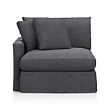 Lounge Slipcovered Left Arm Sectional Chair