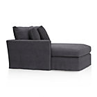 Lounge Slipcovered Left Arm Sectional Chaise
