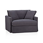 Lounge Slipcovered Chair and a Half
