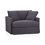 Lounge Slipcovered Chair and a Half