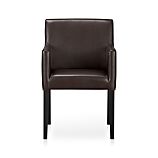 Lowe Chocolate Leather Arm Chair