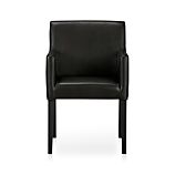 Lowe Onyx Leather Arm Chair