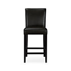 Lowe Onyx 24" Leather Counter Stool.
