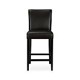 Lowe Onyx 24" Leather Counter Stool