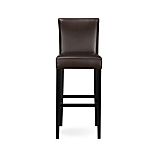 Lowe Chocolate 30" Leather Barstool