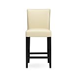 Lowe Ivory 24" Leather Counter Stool