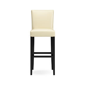 Lowe Ivory 30 Leather Barstool