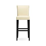 Lowe Ivory 30" Leather Barstool