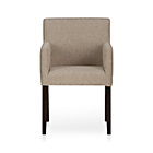 Lowe Khaki Arm Chair. 19.75"H seat;