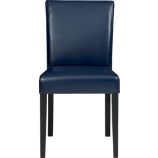 Lowe Indigo Leather Side Chair