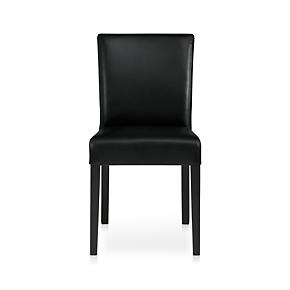 Lowe Onyx Leather Side Chair