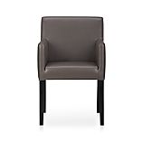 Lowe Smoke Leather Arm Chair