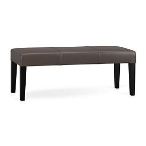 Lowe Smoke Leather Bench