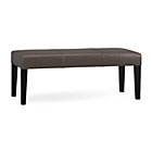 Lowe Smoke Leather Bench.