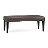 Lowe Smoke Leather Bench