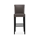 Lowe Smoke 30" Leather Barstool