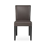 Lowe Smoke Leather Side Chair