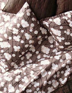 Marimekko Lumimarja Taupe Sheet Sets