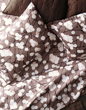 Marimekko Lumimarja Taupe Bed Linens