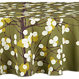 Marimekko Lumimarja Green 72" Round Tablecloth