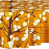 Marimekko Lumimarja Orange 72" Round Tablecloth