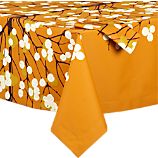Marimekko Lumimarja Orange Tablecloth and Napkin