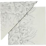 Marimekko Lumimarja White Paper 4.75" Napkins Set of 20