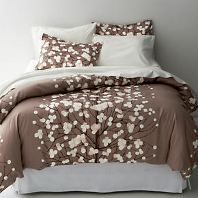 Marimekko Lumimarja Taupe Bed Linens