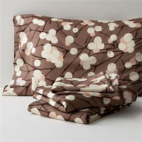Marimekko Lumimarja Taupe Sheet Sets