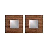 Set of 2 Lurik Wall Mirrors