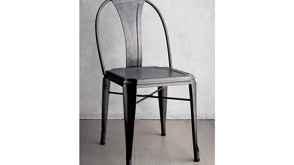 Lyle Metal Dining Chair in Dining Chairs Crate and Barrel