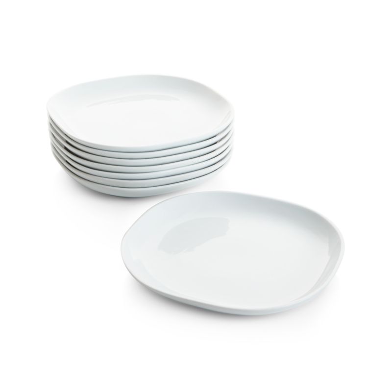 Set of 8 Maddie Dinner Plates Crate and Barrel