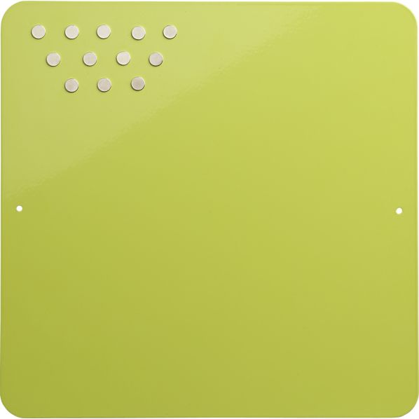 MagnetBoardSqGrn12inLLOT11