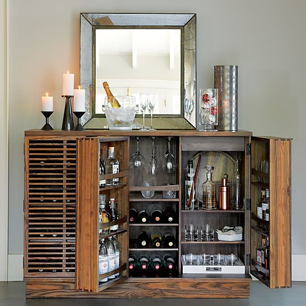 Marin Large BarMedia Crate and Barrel
