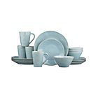 Marin Blue 16-Piece Dinnerware Set: four 4-piece place settings.