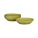 Set of 4 Marin Green Pasta-Low Bowls