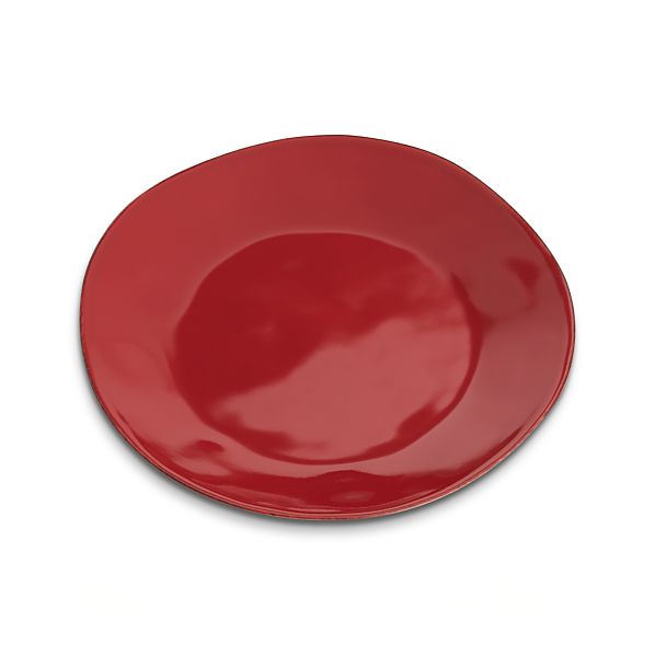 Marin Red Dinner Plate Crate and Barrel