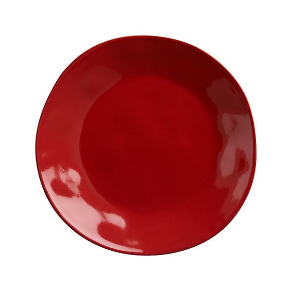 Marin Red Dinner Plate Crate and Barrel