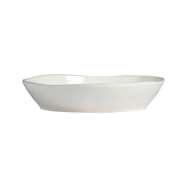 Marin White Centerpiece Bowl Crate and Barrel