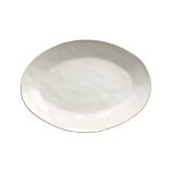 Marin White Large 20"x14.25" Platter