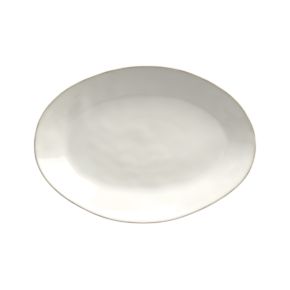 Marin White Small Oval Platter Marin White Small Oval Platter