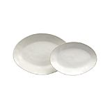 Marin White 15.75"-20" Oval Platters