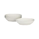 Set of 4 Marin White Pasta-Low Bowls