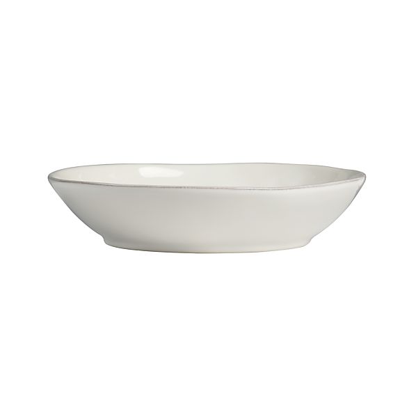 Marin White PastaLow Bowl Crate and Barrel