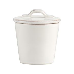 Marin White Sugar Bowl with Lid Marin White Sugar Bowl with Lid