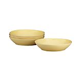 Set of 4 Marin Yellow Pasta-Low Bowl